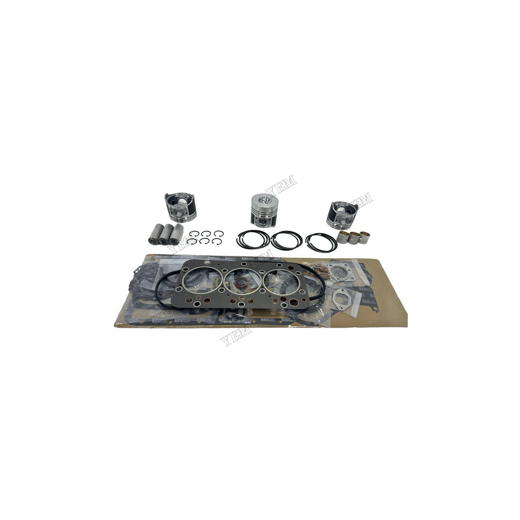 D3200 Overhaul Kit With Piston Rings Full Gasket Sets Fits for Kubota Replacement Engine Parts for Sale