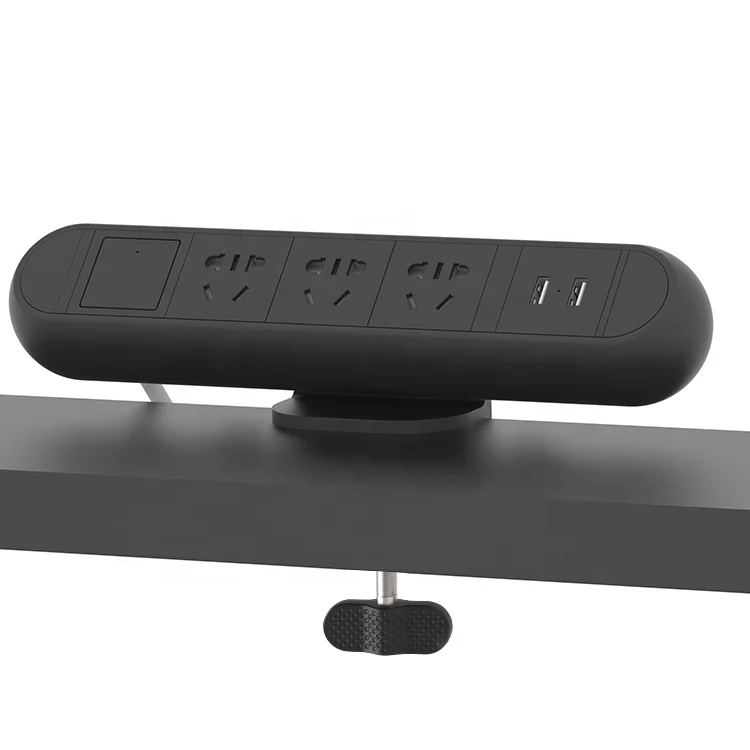 New GB Cable Table Box Charging Clamp Desk Power Socket