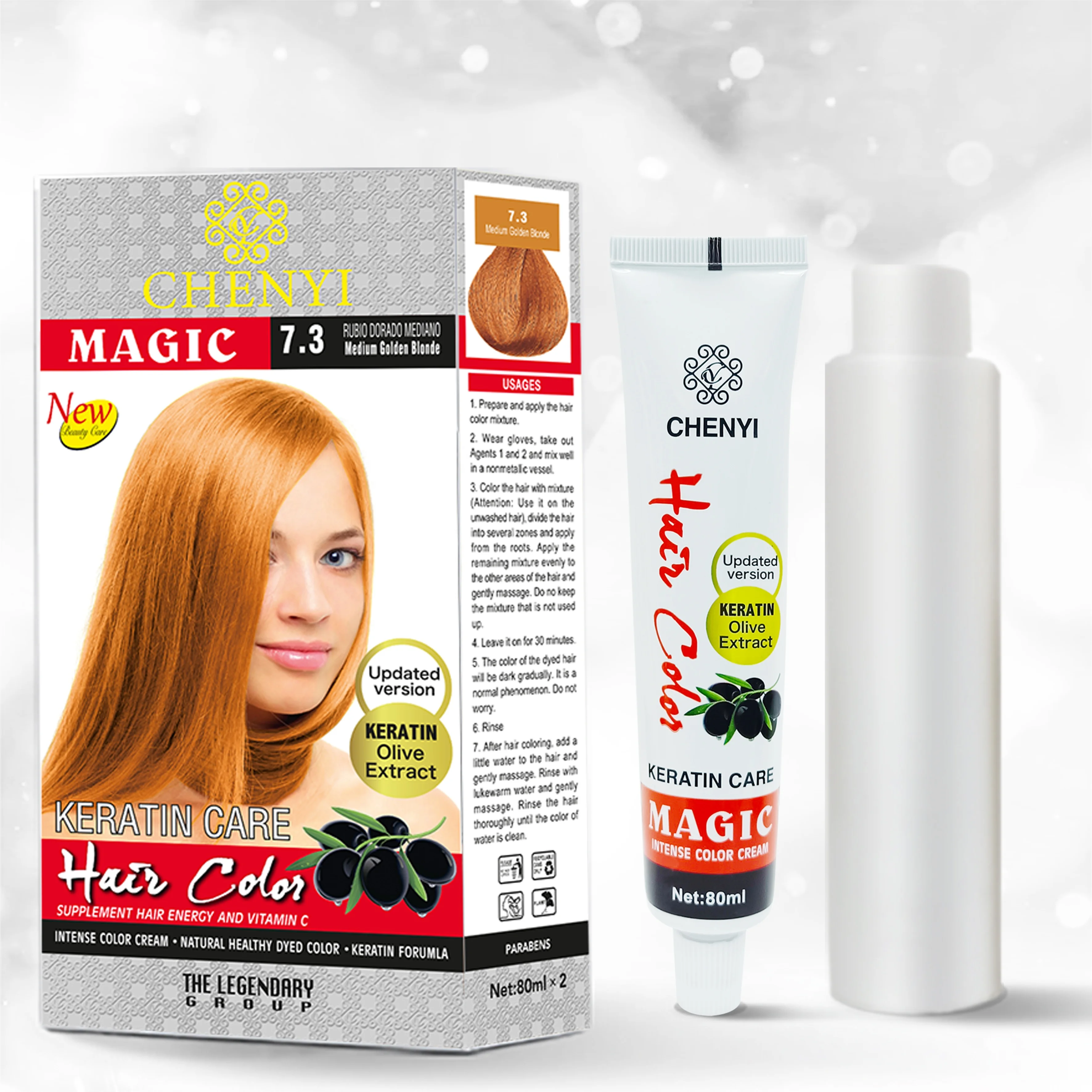 Chenyi Magic Brand Safe Formula Permanent Hair Dye With Factory Wholesale  Price - Buy Hair Dye,Permanent Black Hair Dye,Natural Hair Dye Product on  
