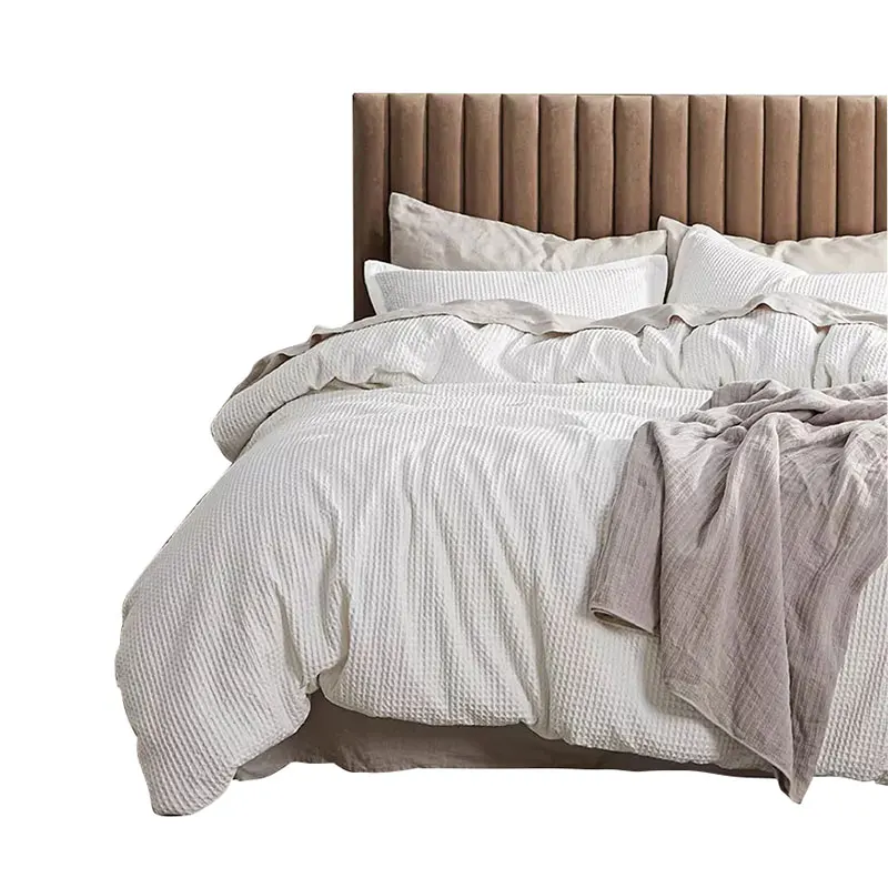 3 шт. пододеяльник мягкий и дышащий вафельный Плетеный пододеяльник хлопковый белый для всех сезонов