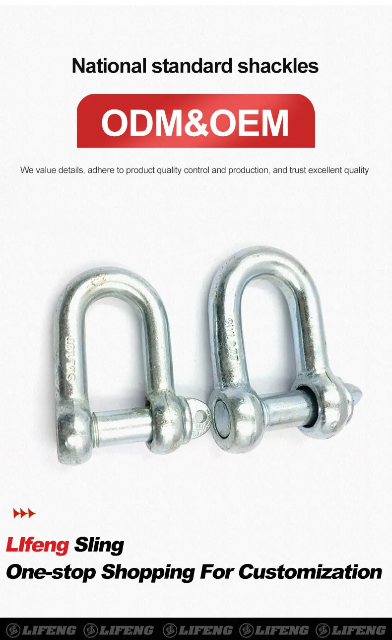 China Imported Dee Shackle Stainless Steel High Tensile For Retail ...