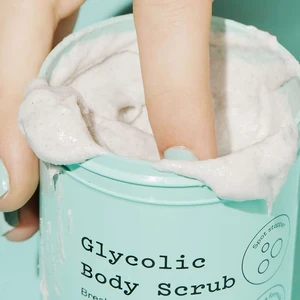 Vegan Cruelty Free Glycolic Body Scrub Exfoliating Renewing Fight Breakouts AHA Body Scrub Exfoliator