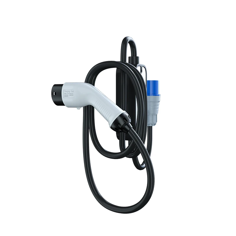 Picture Idea: Electric Vehicle Ev Charging Type 2 With Cee Plug 32A
