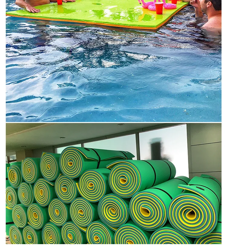 Wholesale 3 Layer Large Xpe Foam Swimming Pool Water Pad Floating Mat