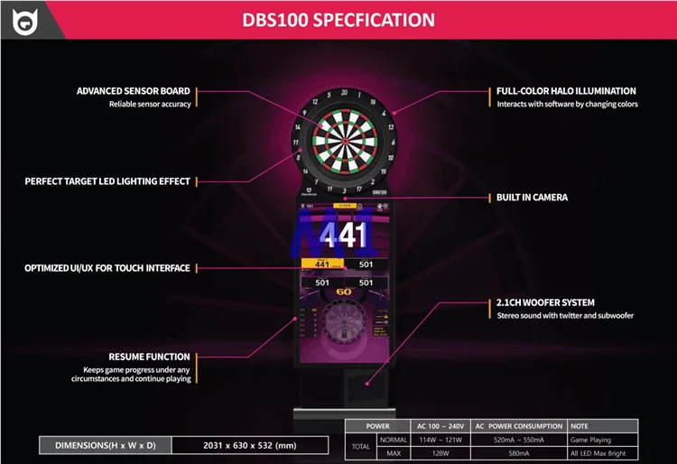 DARTSBEAT DBS100 ダーツ台 DARTSBEAT (ダーツビート) DBS100 | ダーツマシン | DARTSBEAT JAPAN