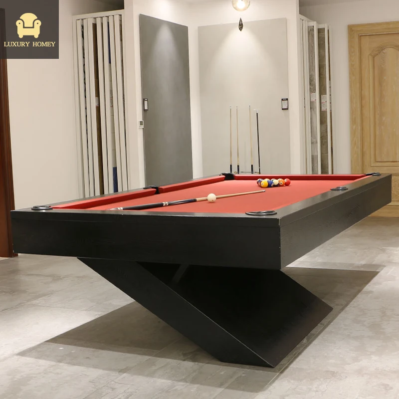 High End  Professional  Custom Solid Wood  Billiard  Modern Pool Table