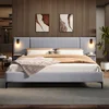 Grey + Linen + Bedroom+Queen