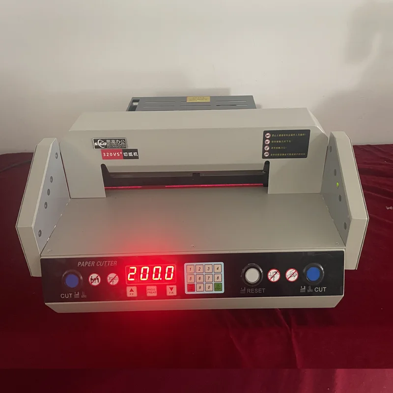 Table Top Control Cutting for 3 Side of A4 Size Book Digital Paper Cutting Machine