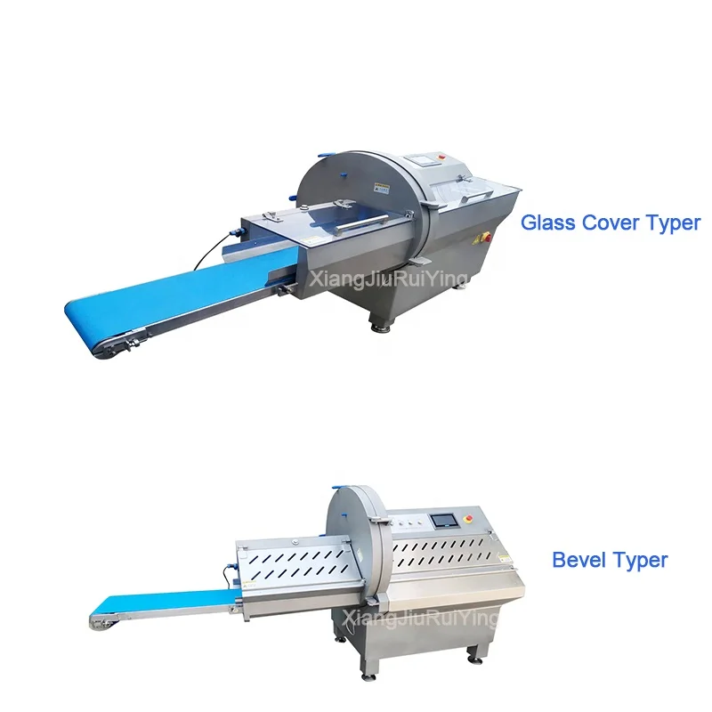Commercial Automatic  Large Cooked Meat Slicer Fresh Salmon Steak Slicing Machine