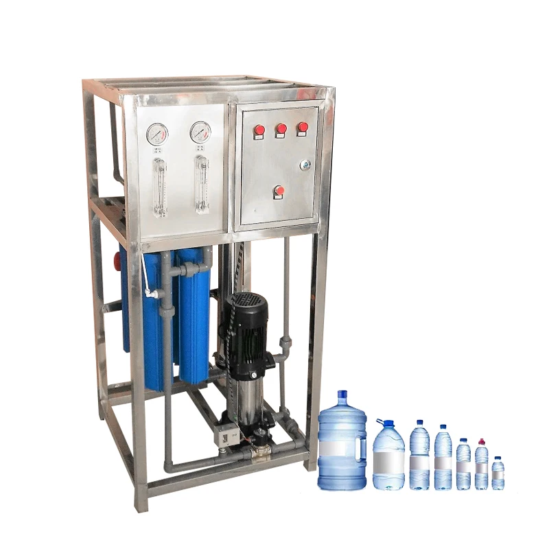 Small 500L per hour Water Treatment Plant, RO Filter Water Purified System