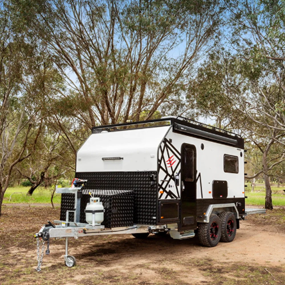 australian standard fibreglass wall travel mover caravan with