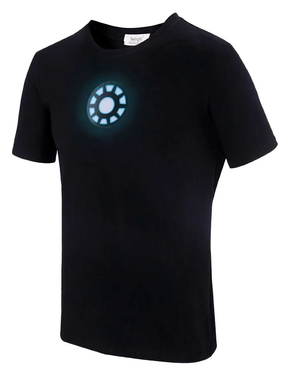 Custom Glow In The Dark Led Ironman T-shirt For Adults Kids
