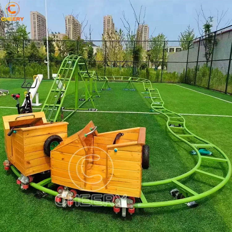Unpowered Sports Entertainment Parent-child Interactive Games Bicycle Human Pedal Roller coaster