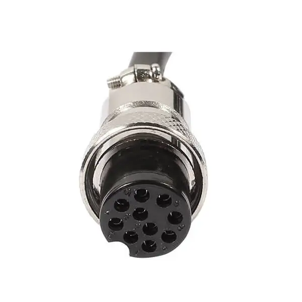 10-poliger Luftfahrtstecker GX16-10P – Metall-Steckverbinder, 2 Sets, Silber, 16 Mm