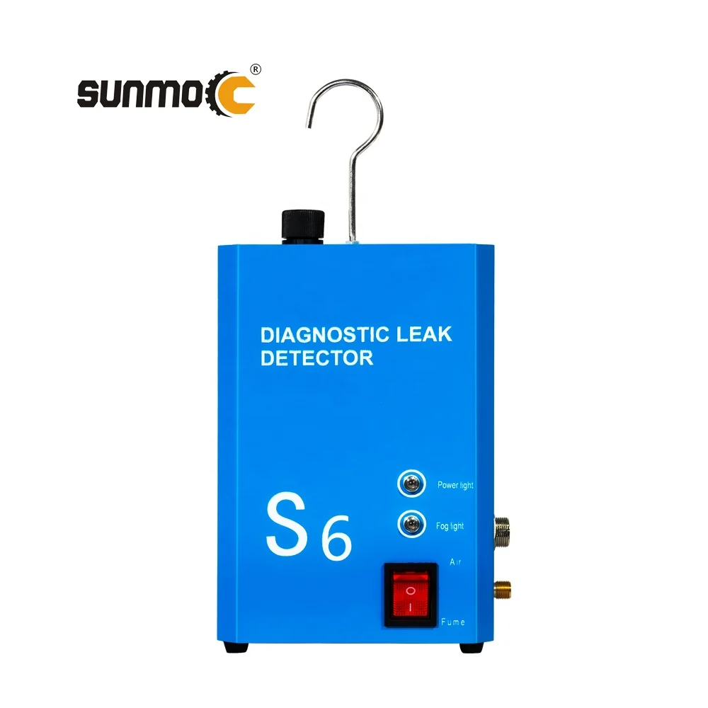 SAMFD Smoke Machine with Air Pressure Leak Detector Car EVAP Detect Pipe Smoke Leakage Analyzer