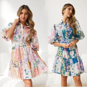 Bozon Manufacturer New Design High Quality Halter Neck Ruched Ruffle Hem Side Slit Cotton Sleeveless Maxi Linen Dress for Women