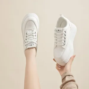 White Shoes Autumn New Hot Style Women's Shoes Versatile Fashion Casual Shoes Color-Block Sneakers Women's Wholesale Shoes