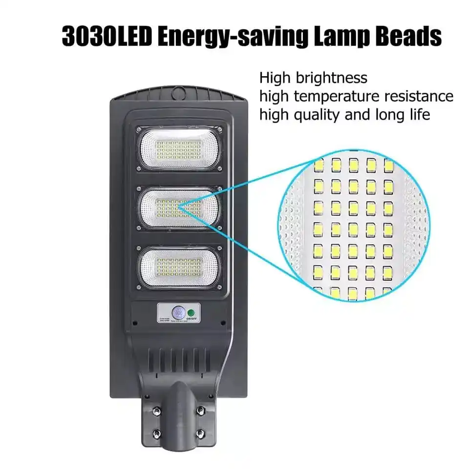 60 watts light control intelligent discharge system monocrystalline silicon 80AH aluminium outdoor all in one solar street light