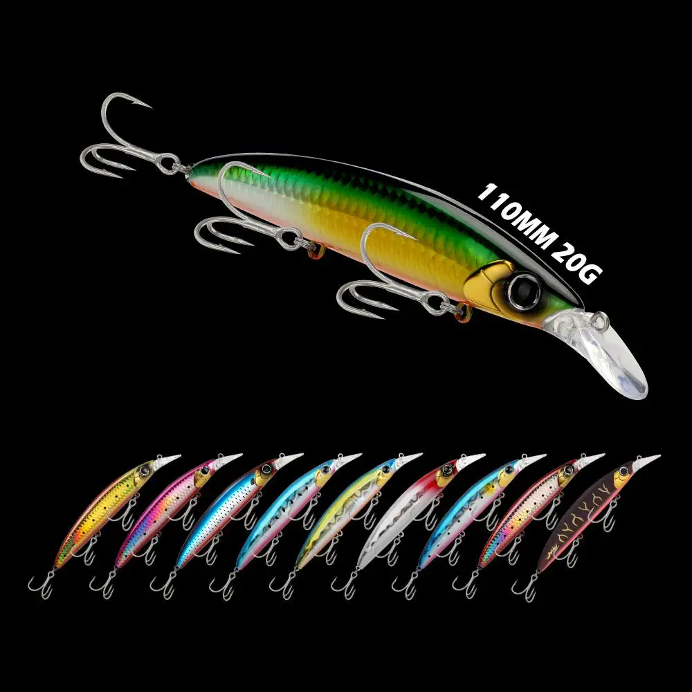 HONOREAL 110mm 20g Fly Diver 110SP Custom Manufacturer Fish Lure Bait Hard Body Fishing Lure Making