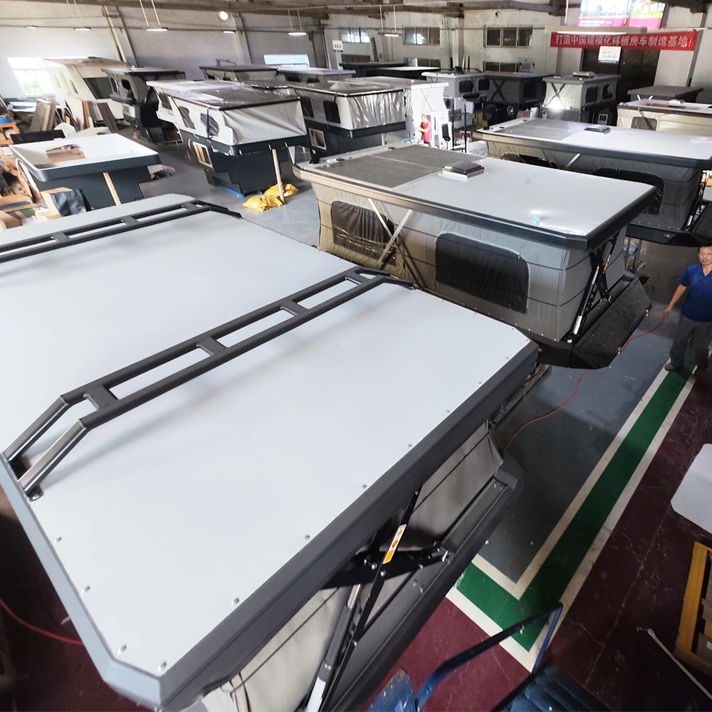 TP03 Aluminum Truck Bed Topper Canopy Camper for F150 & Hilux ...