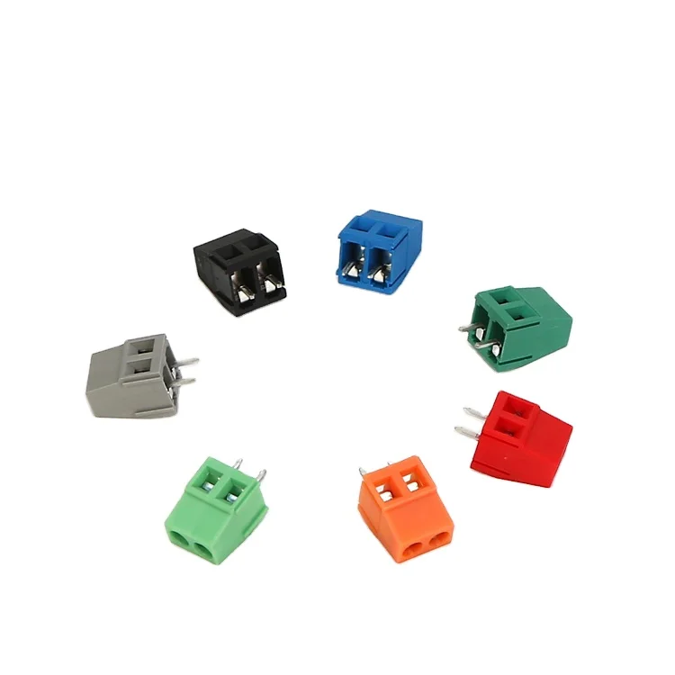 ZB 128 Vertical Right Angle 5.0 5.08 Mm Pitch PCB Screw Clamp