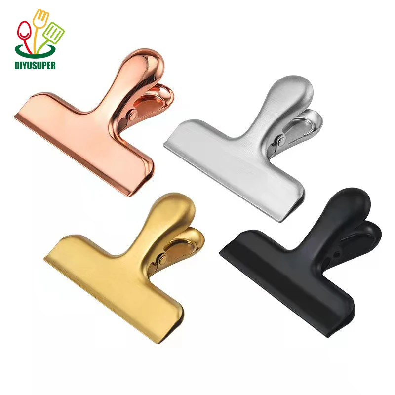 Stainless Steel Big Large Novelty Bag Clips For Food Metal Sealing
