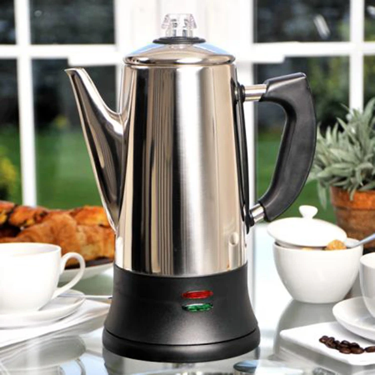 elgento 12 cup stainless steel coffee percolator