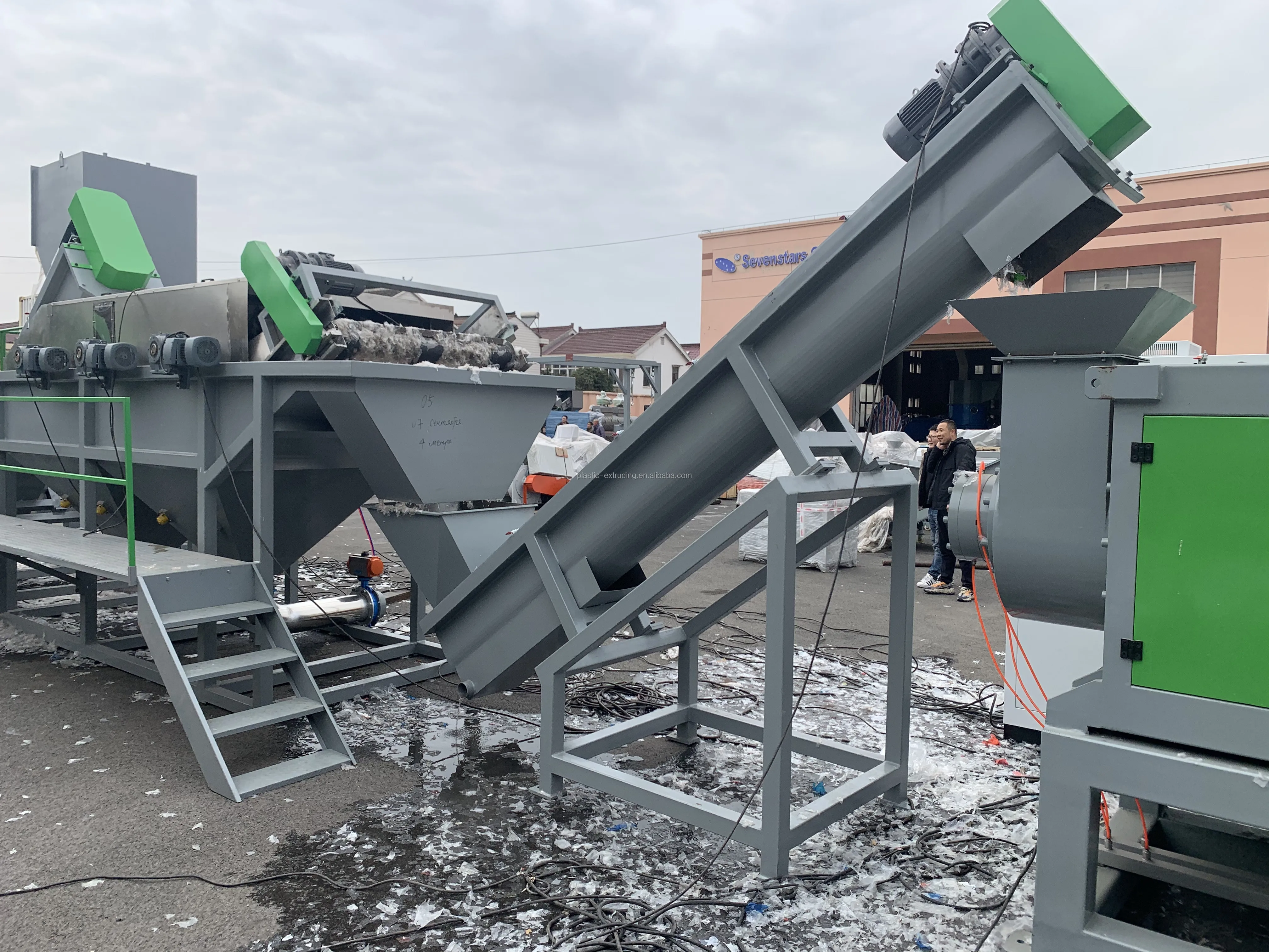 Полностью автоматическая машина для переработки полипропиленовых и полиэтиленовых отходов