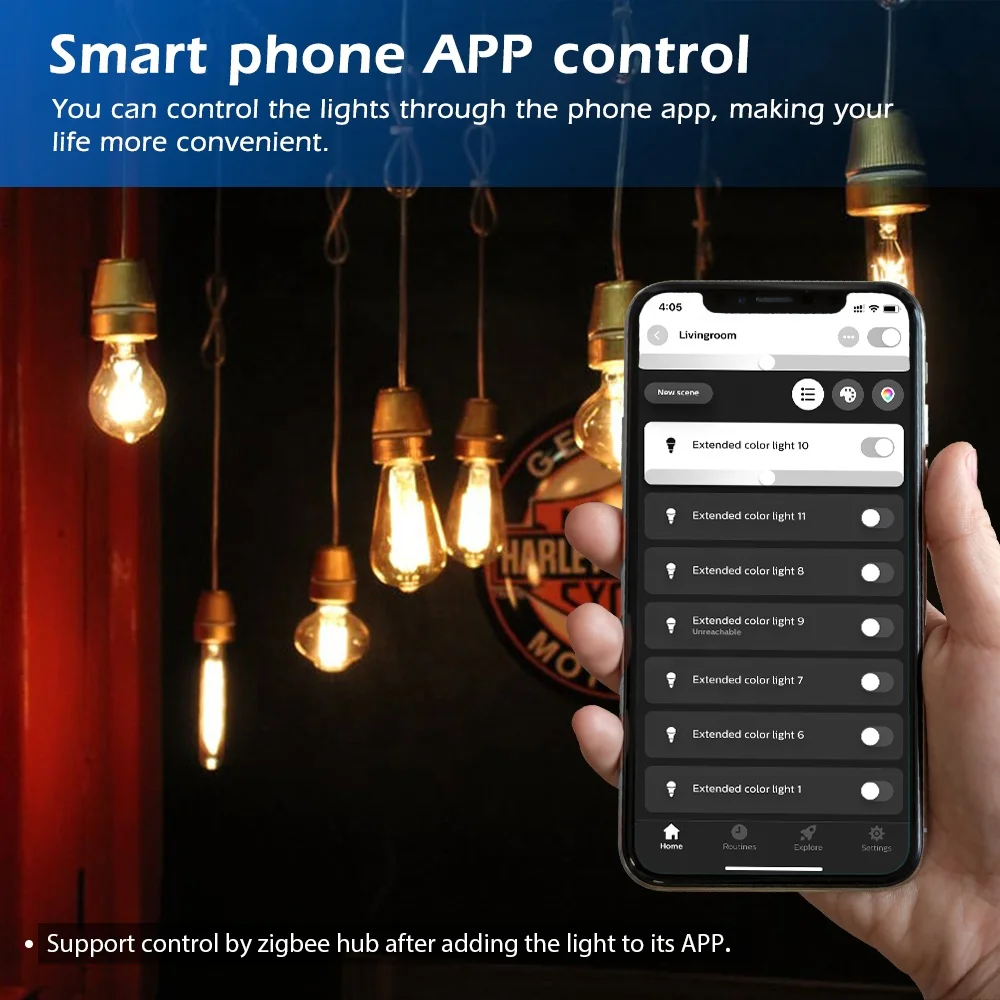 Trailing Edge Phase Control 100V 240V Smart Dimmer Inwall Zigbee Led Switch