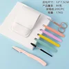 7-piece set of pocket-colored eyebrow clips