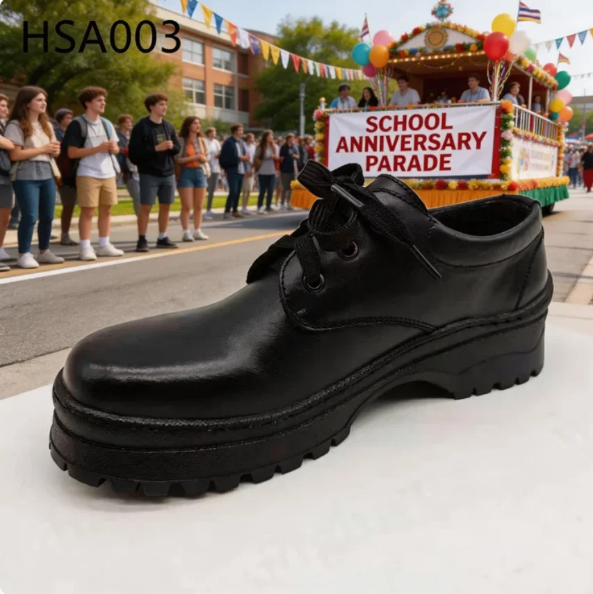 ZYF,Award Ceremony School-friendly Lace up Style Kids Dress Shoes Cultural Performance Student Uniform Shoes for Children HSA003