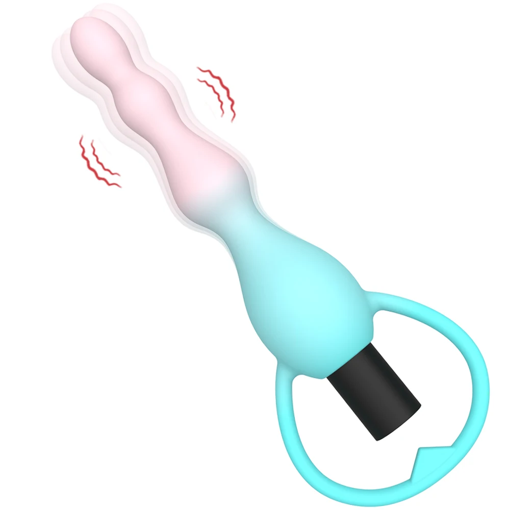 New Design Silicone Anal Plug With Handle Real Touch Female Butt Plug Anal Beads Anal Dildo Vibrator Sex Toys for Male Women New Design Silicone Anal Plug With Handle Real Touch Female Butt Plug Anal Beads Anal Dildo Vibrator Sex Toys for Male Women