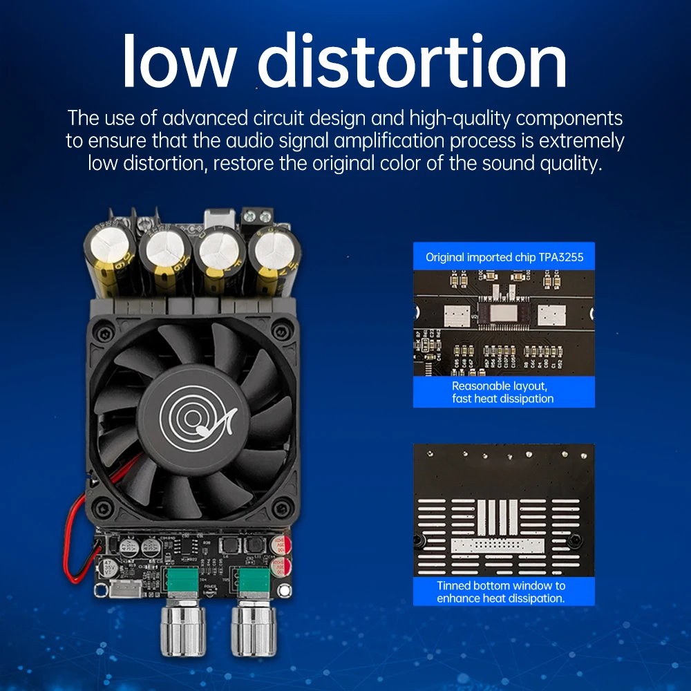 YJ00235-TDA7294 2x 80W + 160W Subwoofer Low Pass Filter