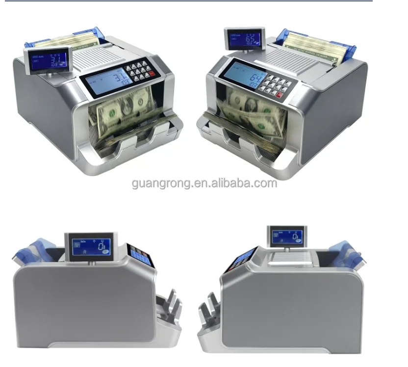 728D2 Automatic LCD Display Bill Counter Money Counting Machine