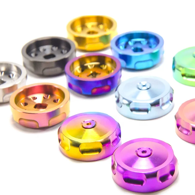 TITST GR5 M3X8 Countersunk CNC Motorcycle Adjust Front Rear Nut Motorcycle Front Shock Absorbers Suspensions Cover Nut Screw