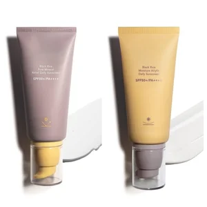 Hauhau High-quality Refreshing Not Greasy Moisturizing Efficient Relief Daily Black Rice Sun Cream