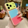 QF Glossy Three-Color Pink