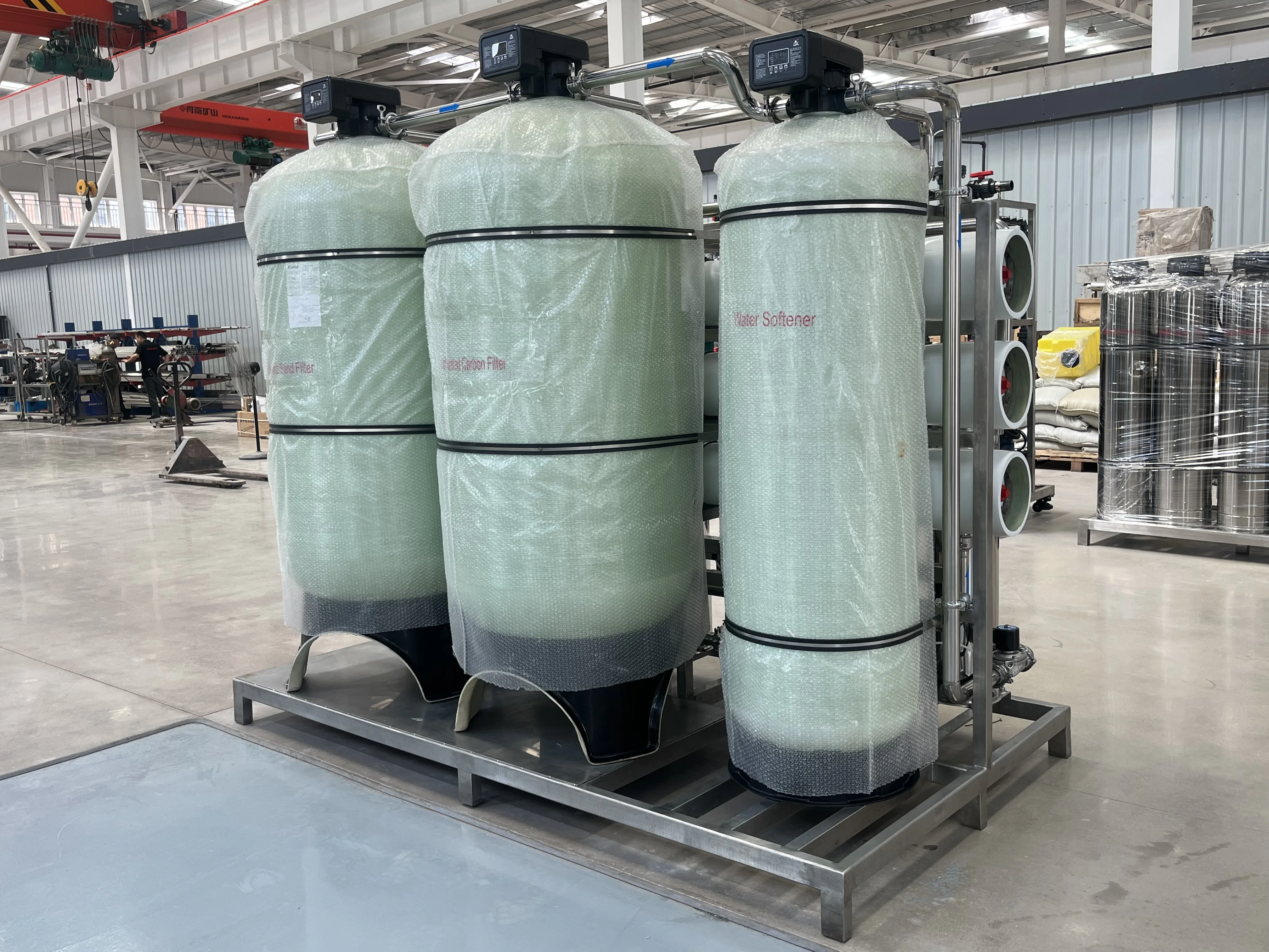 3tph Seawater Desalination System Reverse Osmosis Plant For Commercial ...