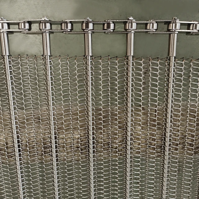 Factory Price SUS304 Bag Noodle Steamer Outer Mesh Belt