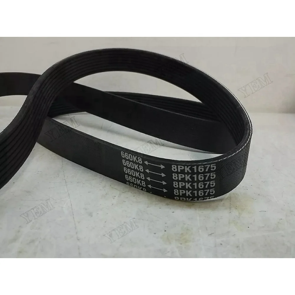 For Volvo Excavator EC480 Air Conditioning Belt 8PK1675 2