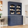 Blue + MDF + Farmhouse