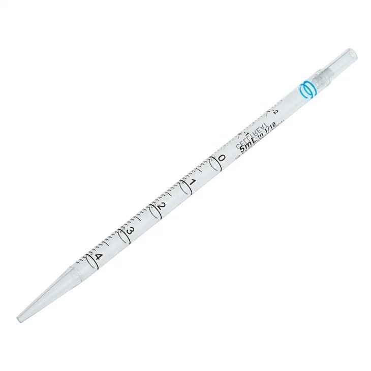 Medical Lab Disposable 1ml 2ml 5ml 10ml Plastic Sterile Serological Pipette