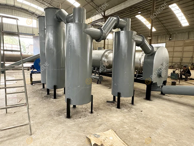 Hot Air Flow Biochar Pyrolysis Stove - Efficient Carbonization