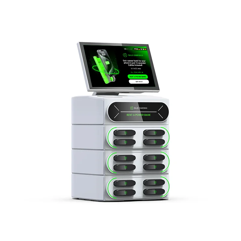Fast Charging Station with 6000 MAh Phone Charge Locker Vending Machine Kioske Machine with Screen for Commercial Places