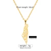 16-B titanium steel necklace [gold]