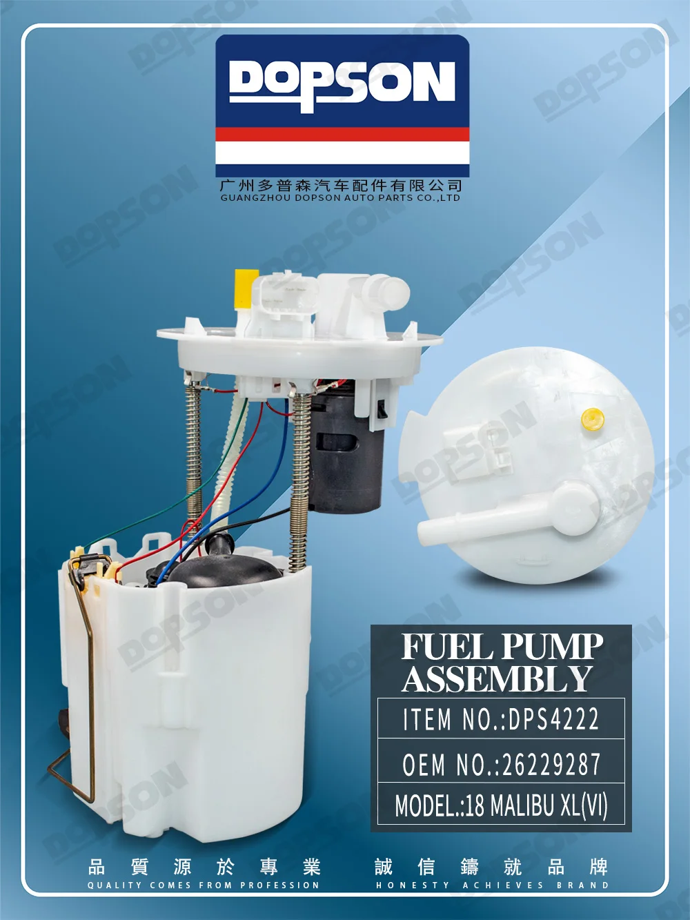 OEM 26229287 13529619 High Quality Dopson Petrol Fuel Pump  