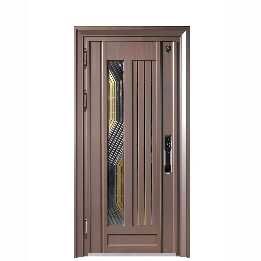 Modern Design Bullet Proof Doors Steel Security Cheap Personalized Scroll Security Door Security Steel Pivot Doors