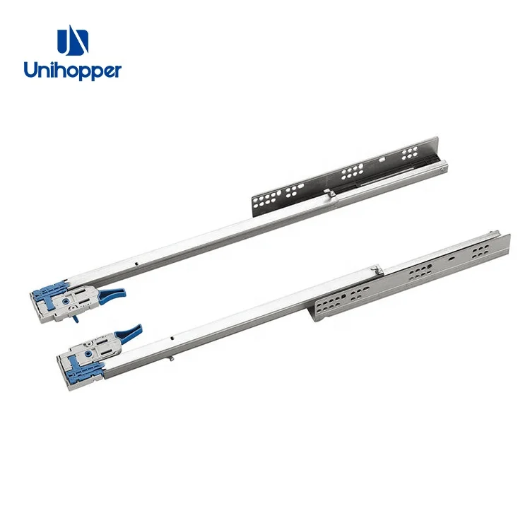Unihopper Partial Extension Soft Close Undermount Drawer Slide Concealed Runner