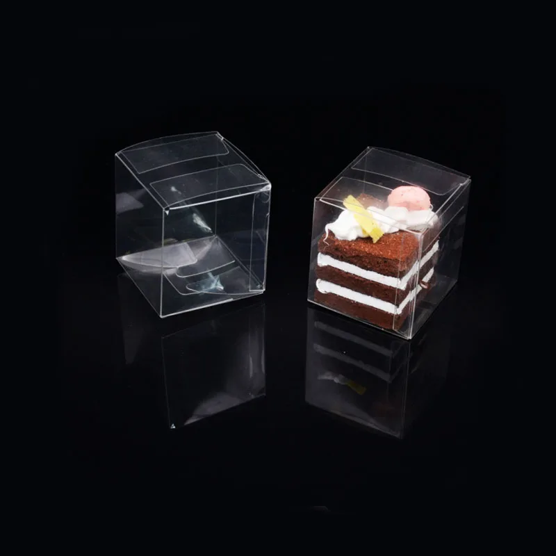 Plastic dessert boxes