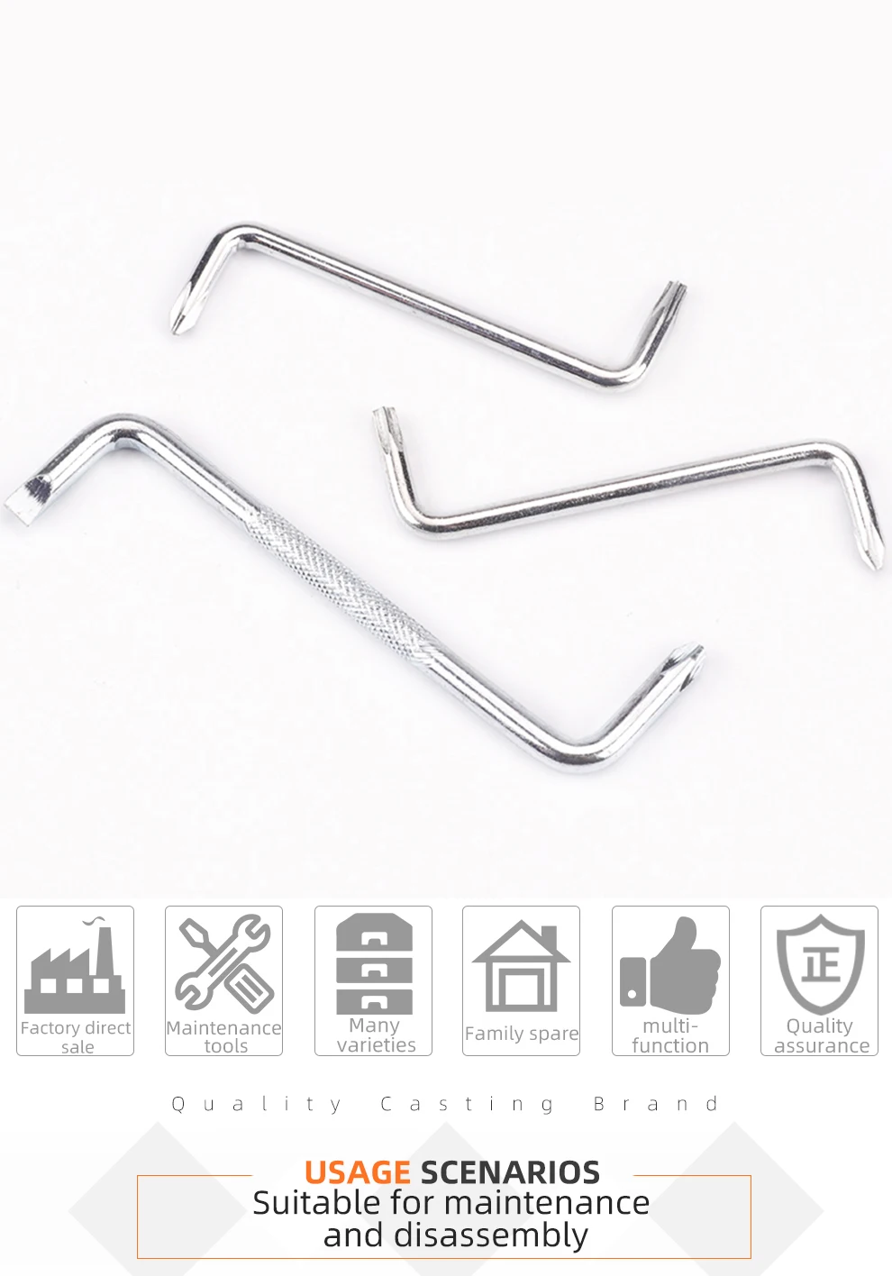 Zshaped Screwdriver A Cross Head Mini Dualuse Screwdriver Stype Right Angle Elbow Screwdriver